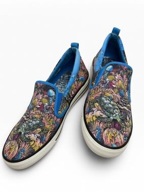 Sperry x Kerby Jean-Raymond Women’s Size 12 Multicolor Turtle Slip On